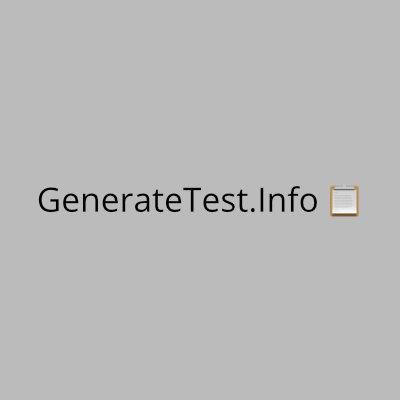 GenerateTest.Info Logo